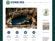 Tablet Screenshot of corems.org.br
